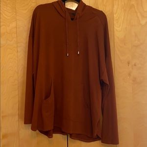Rust colored hoodie